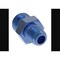 Aeroquip -8 AN Male To -6 AN Male, Anodized, Blue, Aluminum FCM2160 - alternate 1